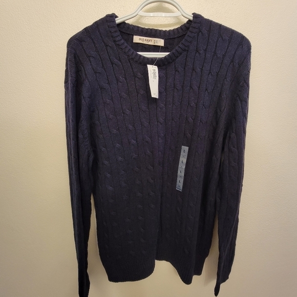 NWT Old Navy Men's Cable Knit Sweater - Picture 1 of 3